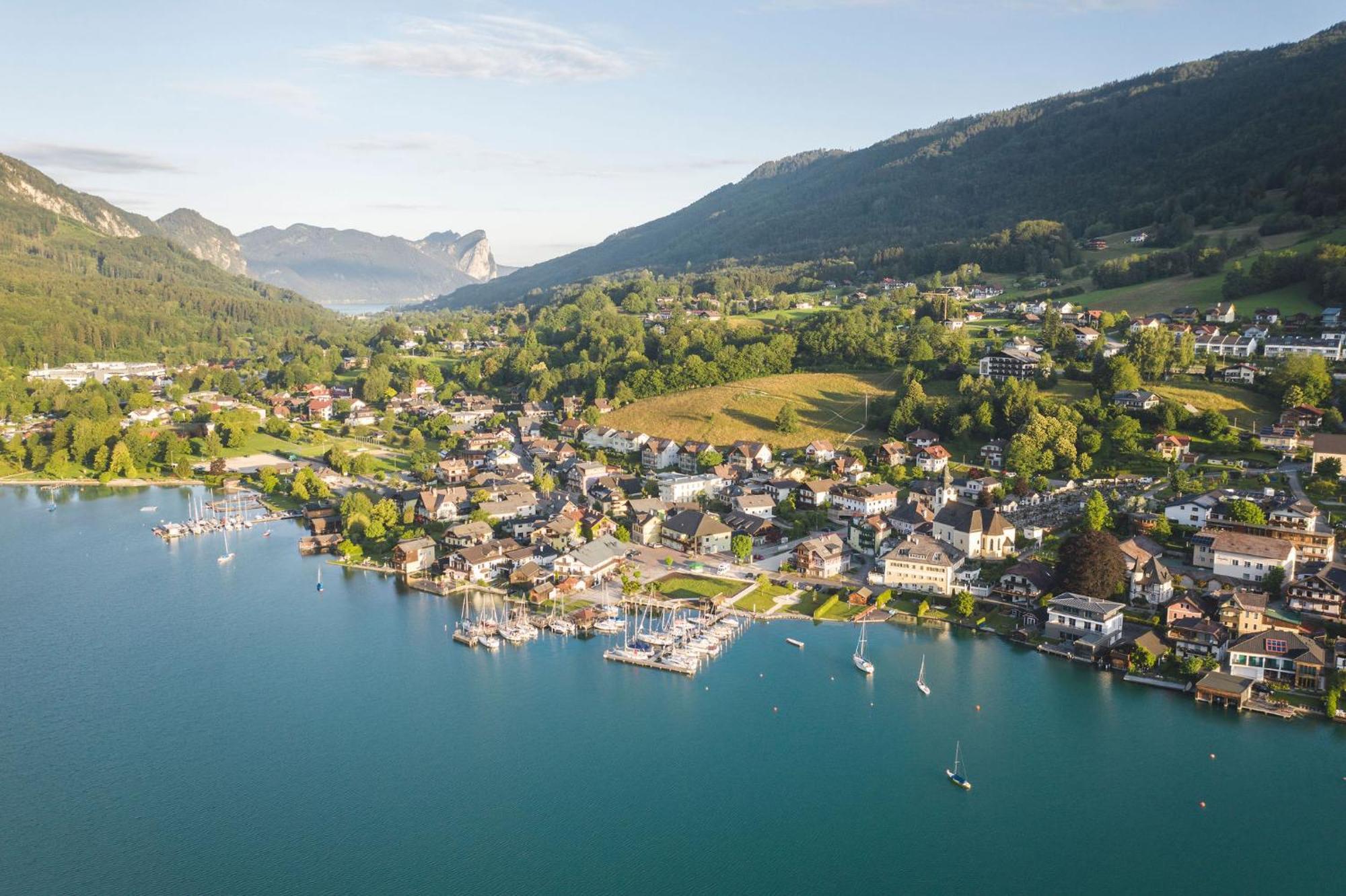 Apartment Ferienwohnung Das Unterach Am Attersee Exteriér fotografie